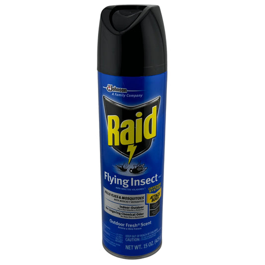 Front image of Raid Outdoor Fresh Scent Flying Insect Killer Spray 15oz