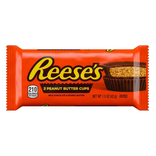 Front image of Reese's 2 Peanut Butter Cups 1.5oz
