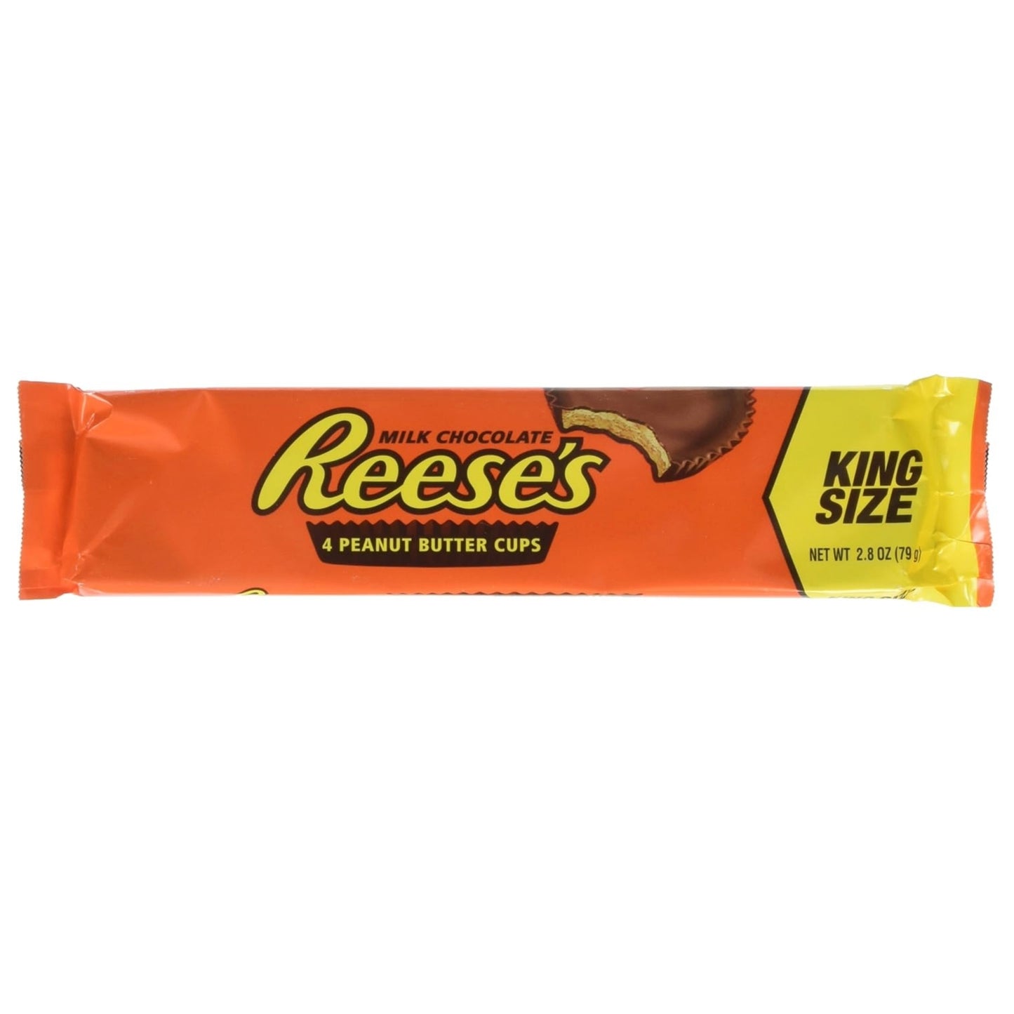 Front image of Reese's King Size 4 Peanut Butter Cups 2.8oz