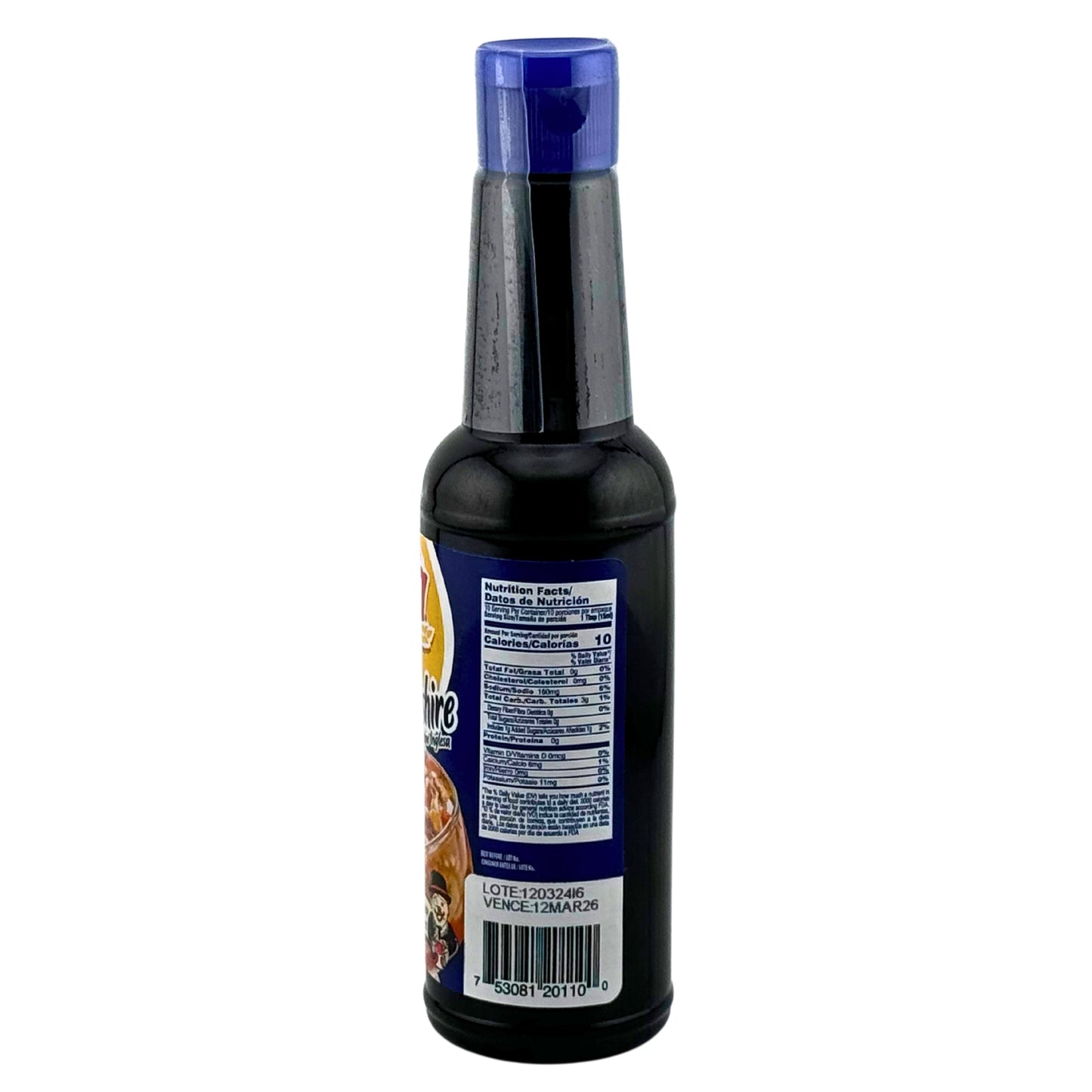 Back of Salsas Ina Worcestershire Sauce