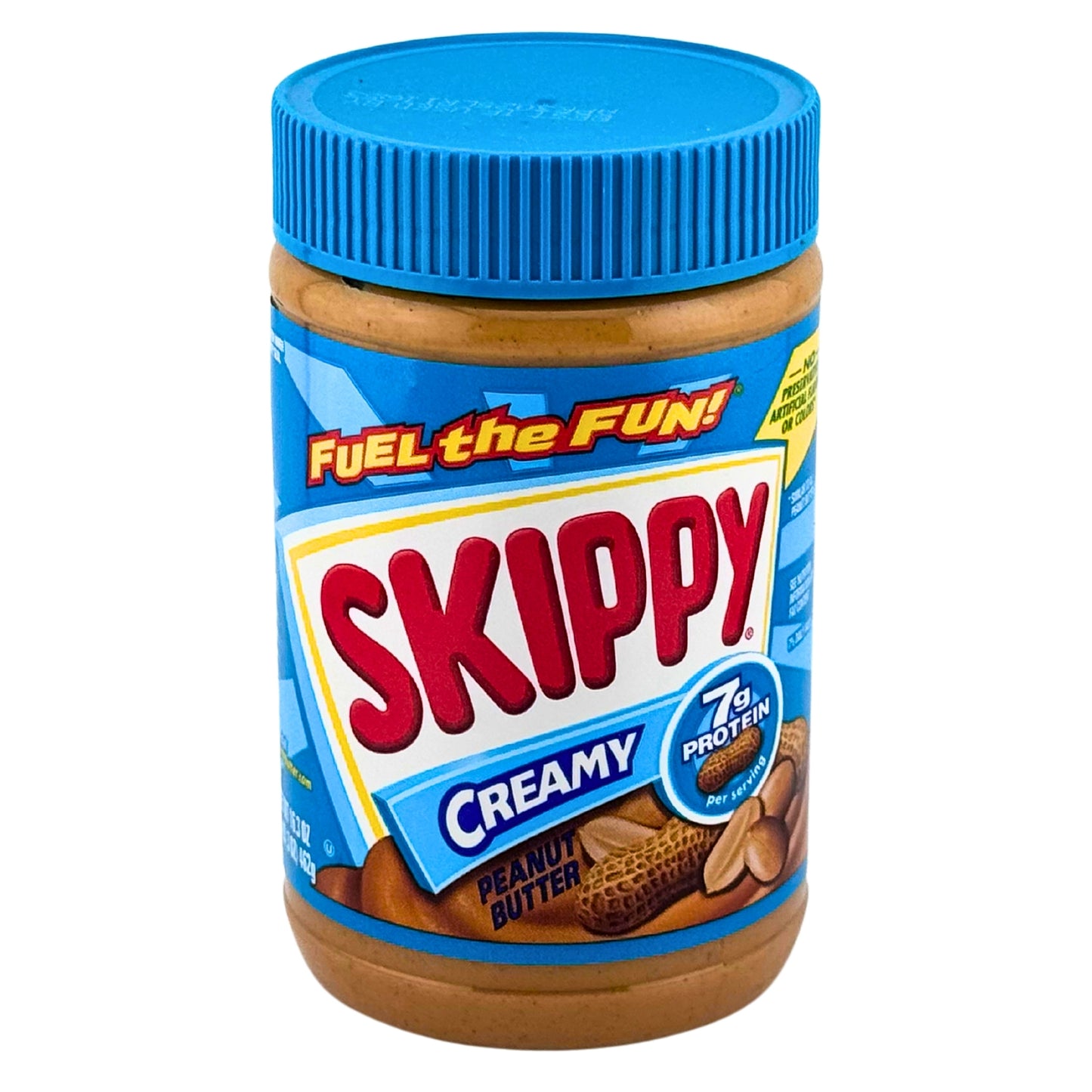 Front image Skippy Creamy Peanut Butter 16.3oz