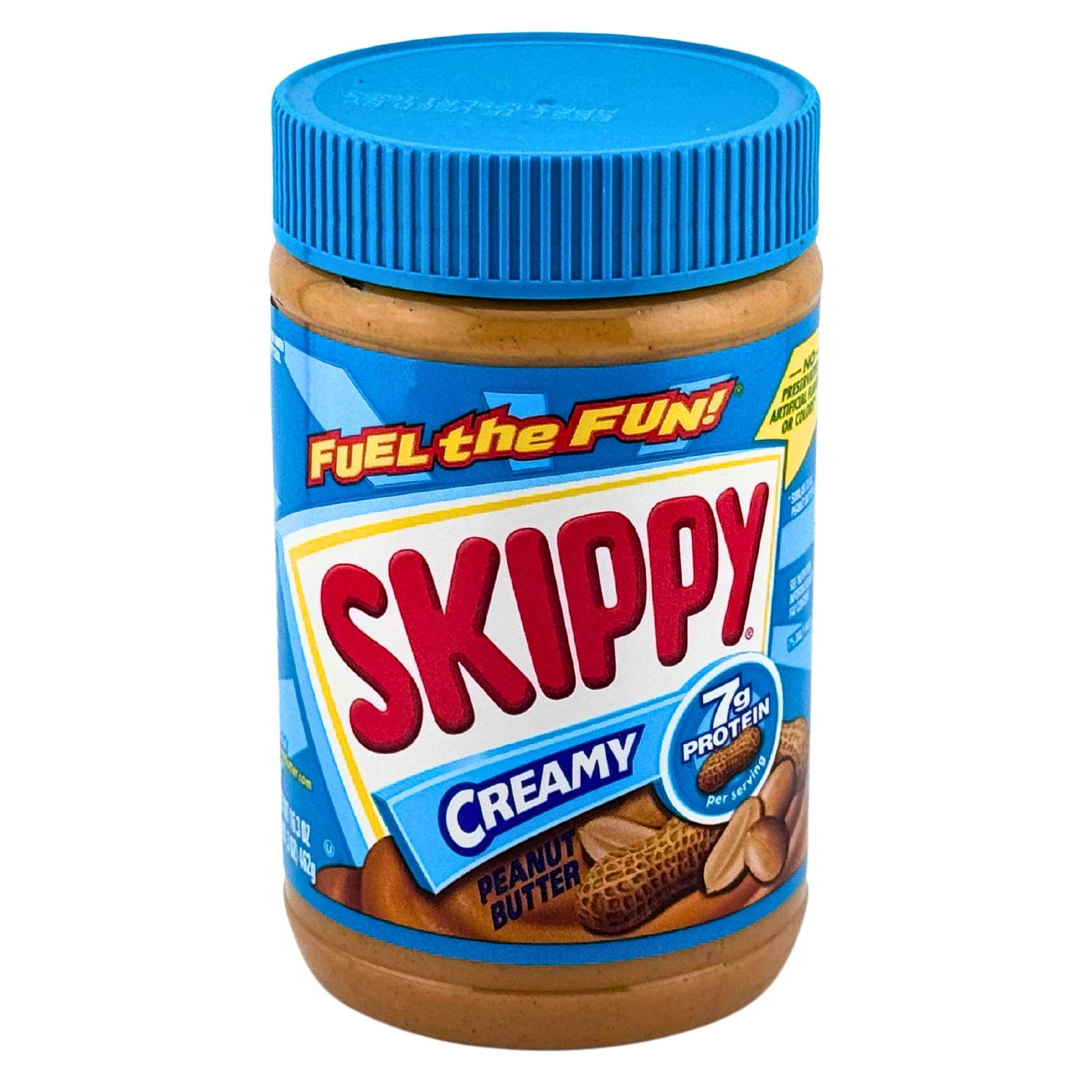 Front image Skippy Creamy Peanut Butter 16.3oz