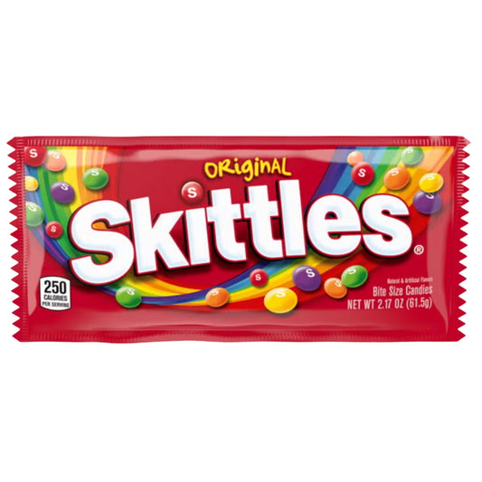Front image of Skittles Original Candy 2.17oz