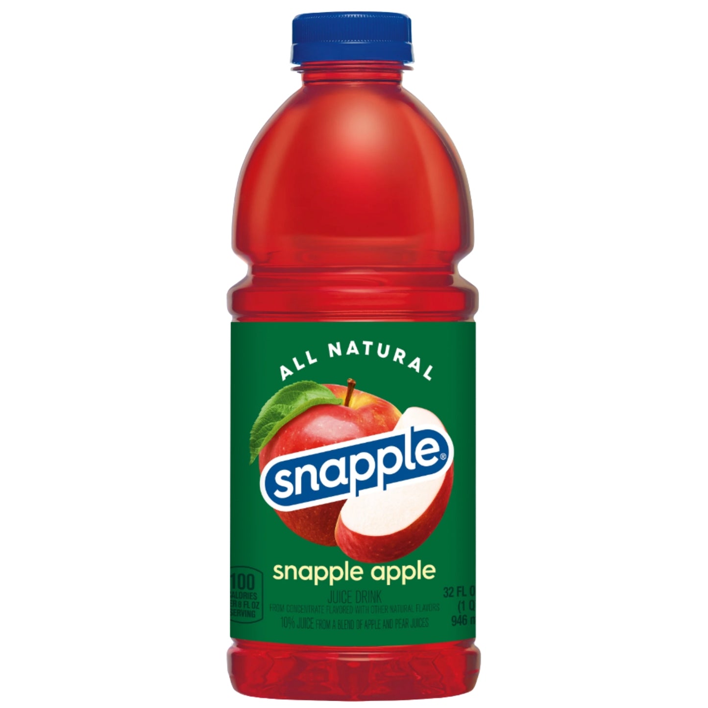 Front image of Snapple Apple 32oz