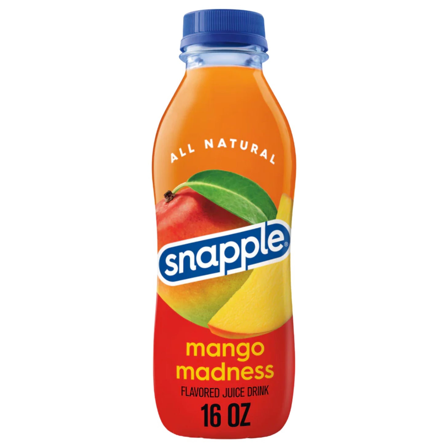 Front image of Snapple Mango Madness 16oz