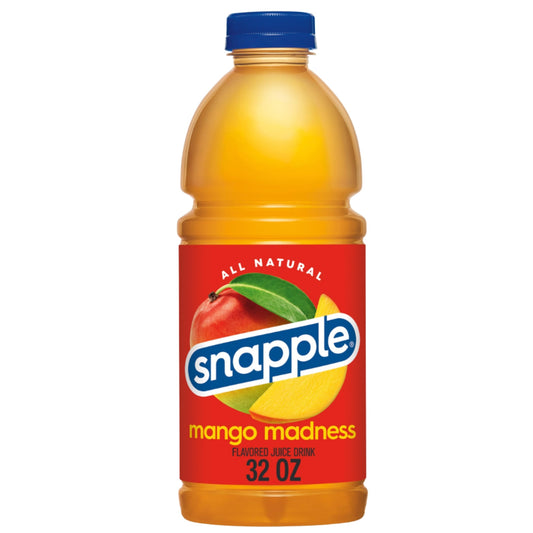 Front image of Snapple Mango Madness 32oz