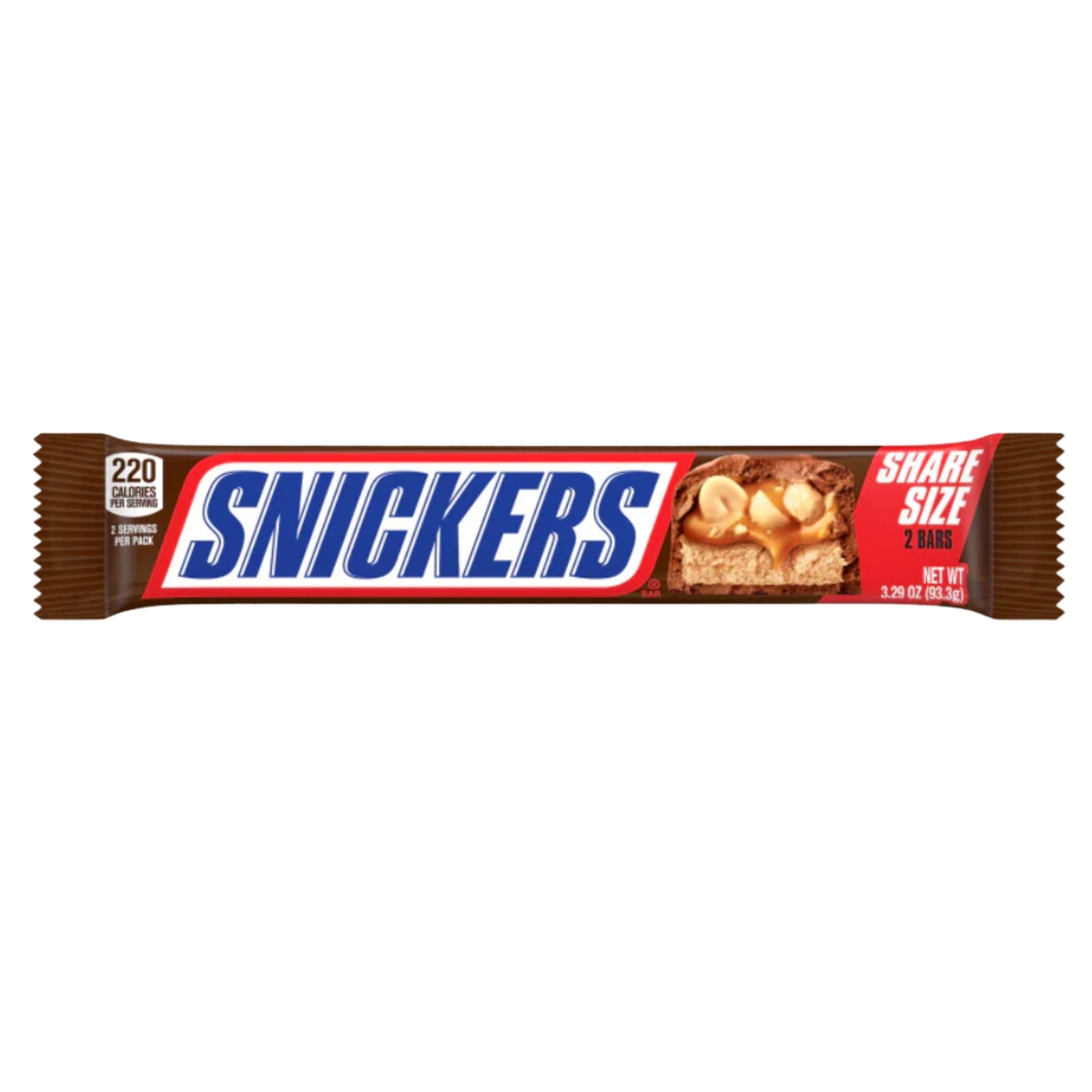 Front image of Snickers King Size Candy Bar 3.29oz