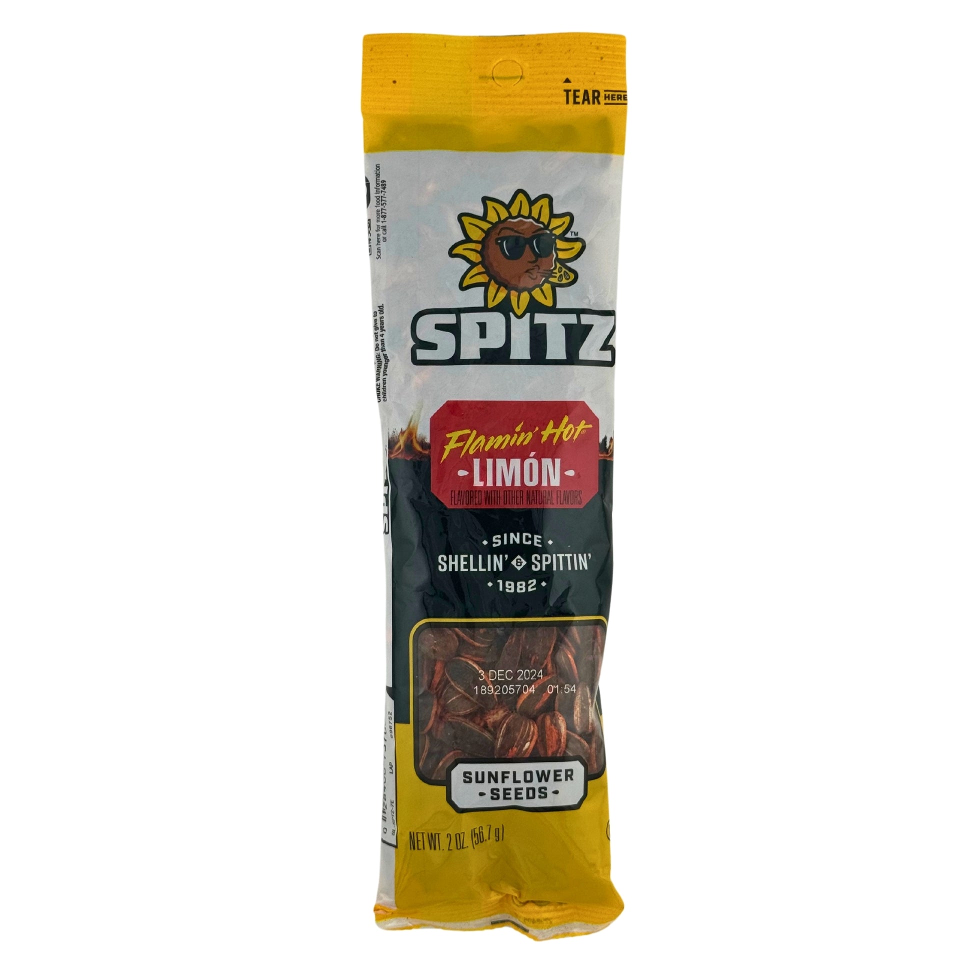 Front image of Spitz Flamin Hot Limon 56.7g