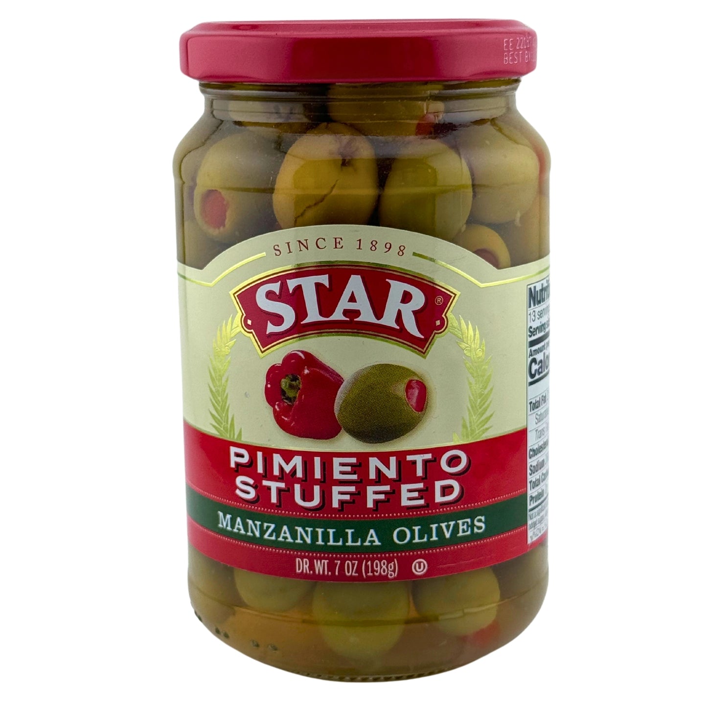 Front image of Star Manzanilla Olives Pimiento Stuffed 7oz