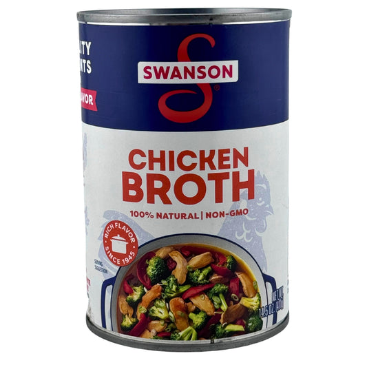 Front Image of Swanson Chiken Broth 14.5oz
