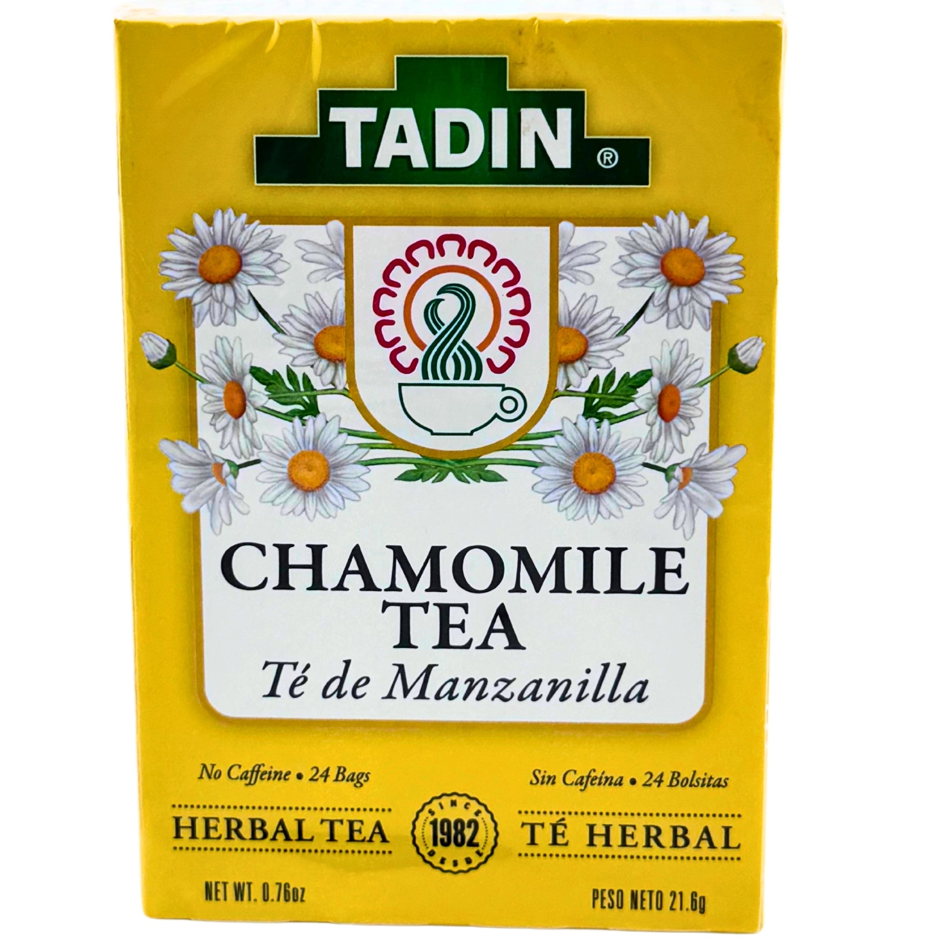 Front image of Tadin Chamomile Tea | Te De Manzanilla 24/0.6oz