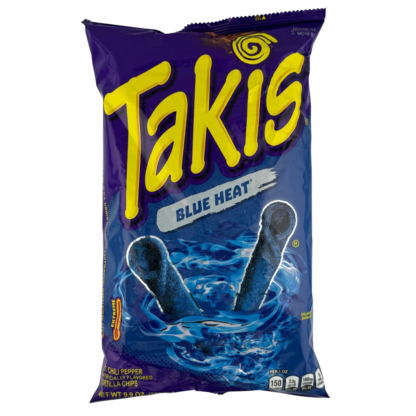 Front image of Takis Blue Heat 280.7g