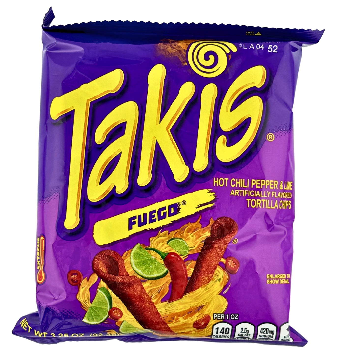 Front image of Takis Fuego 92.3g