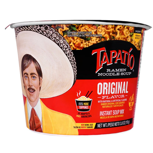 Front image of Tapatio Original Ramen Hot Noodle Soup 3.8oz