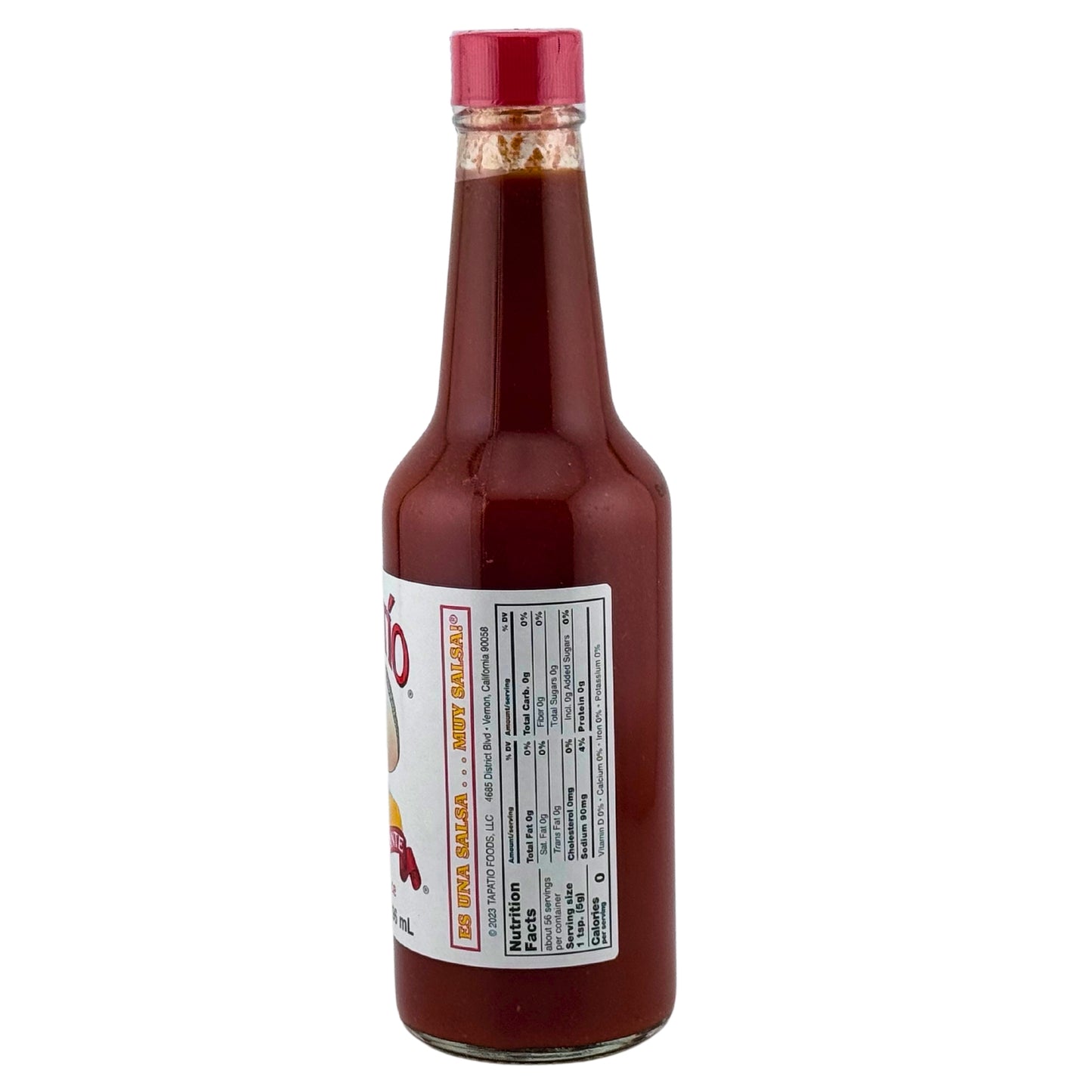 Back of Tapatio Salsa Picante 10oz
