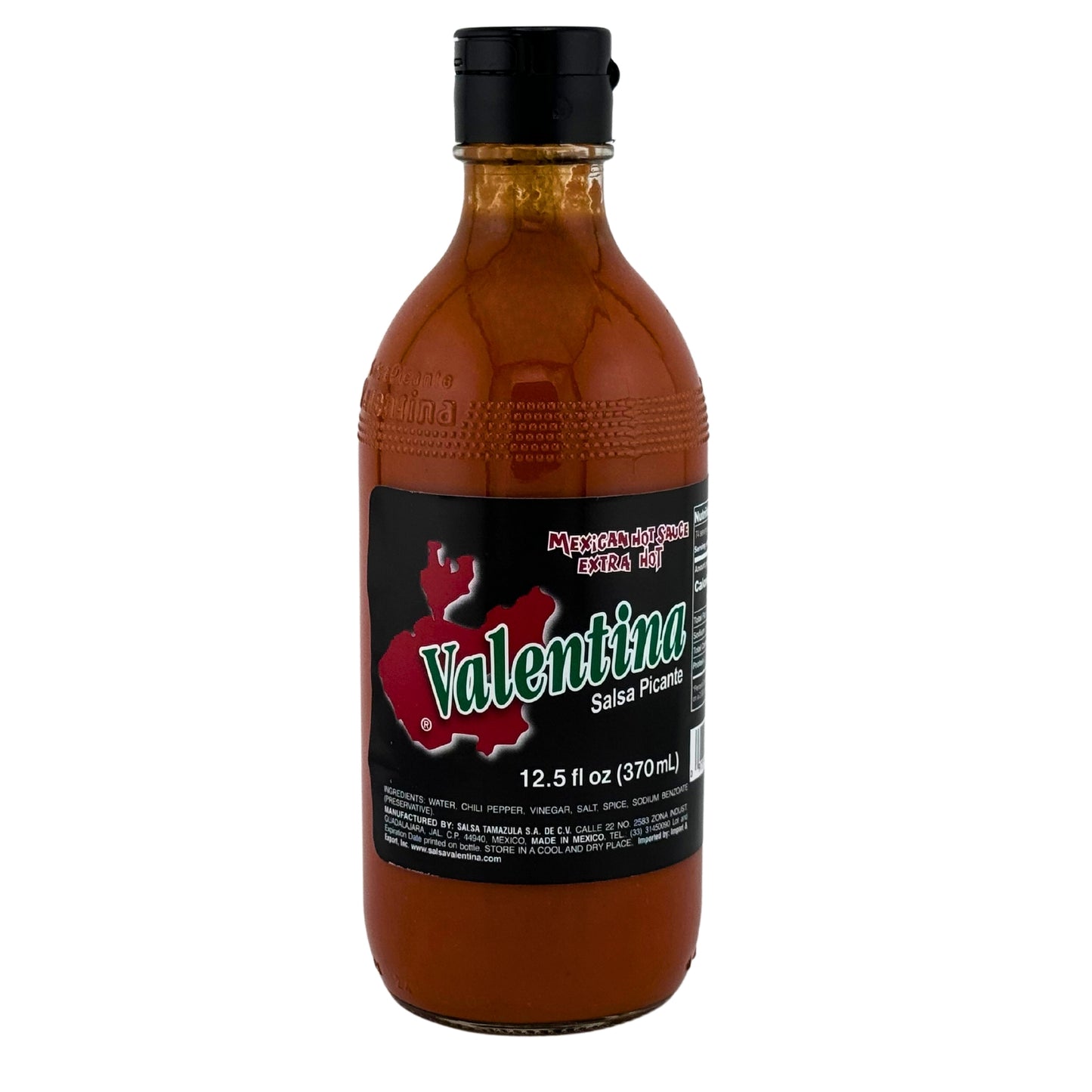 Front of Valentina Salsa Picante Extra Hot 12.5oz