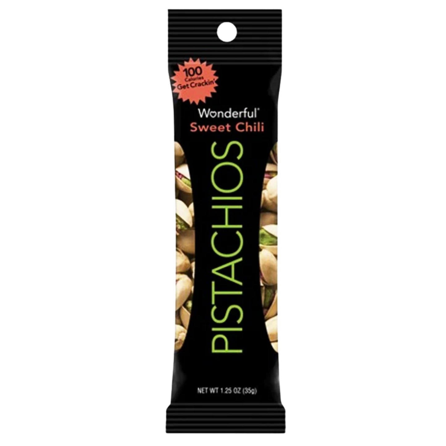 Front image of Wonderful Sweet Chili Pistachios 1.25oz