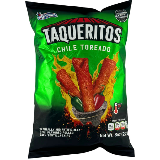 Front image of Yummies Taqueritos Chile Toreado 227g